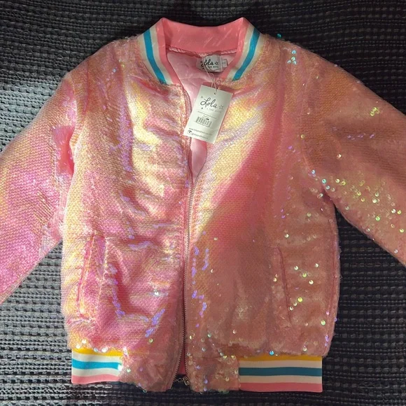 Sequin glitter bomber - Picture 1 of 6